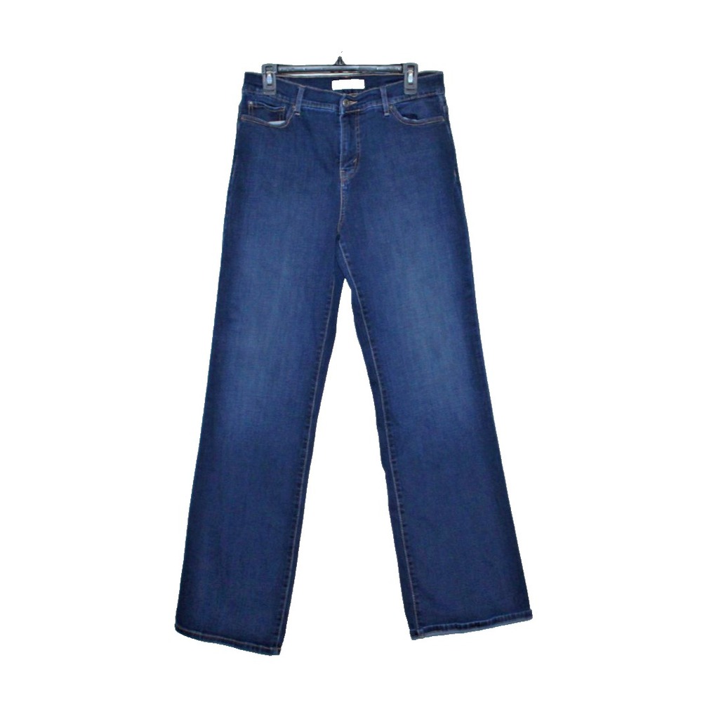 Levi's 512 Perfectly Slimming Bootcut Jeans Women 12 Long Blue Stretch 32x34
